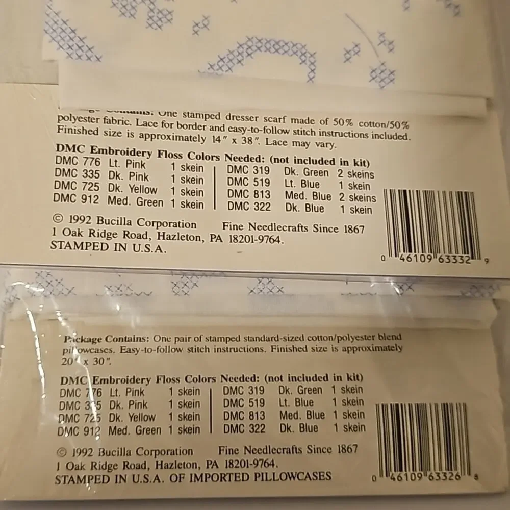 3 New Bucilla special edition cross stitch kits NOS